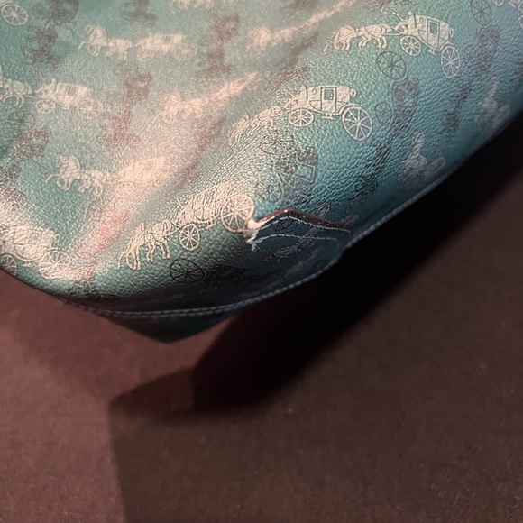 Coach Reversible City Tote with Horse and Carriage Print - Picture 8 of 9